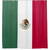 Mexicaanse vlag douchegordijn (Voorkant)