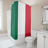 Mexicaanse vlag Douchegordijn - Vetgedrukte kleur  (In situ)