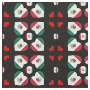 Mexicaanse vlag en Mexicaanse mode Fabric Stof