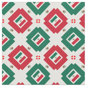 Mexicaanse vlag en Mexicaanse Trendy Fabric-mode Stof