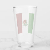 Mexicaanse vlag glas (Achterkant)