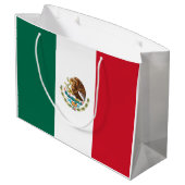 Mexicaanse vlag groot cadeauzakje (Achterkant Gekanteld)