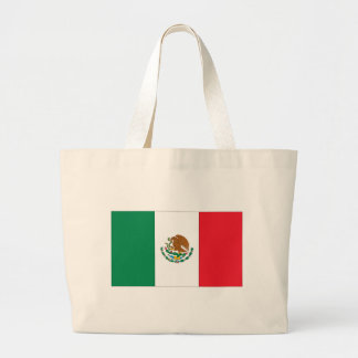Mexicaanse vlag grote tote bag