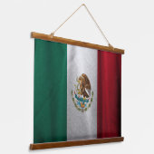 Mexicaanse vlag hangend wandkleed (Gebogen)