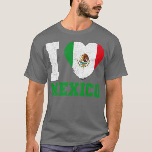 Mexicaanse vlag Ik hou van Mexico 1 T-shirt