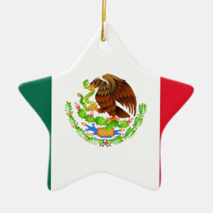 Mexicaanse vlag keramisch ornament