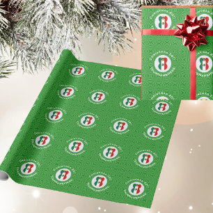 Mexicaanse Vlag Kerstengel Persoonlijk Cadeaupapier