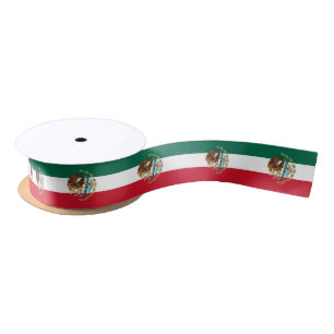 Mexicaanse vlag kleuren lint, Mexico patriot / spo Lint