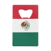 Mexicaanse vlag kredietkaart flessenopener (Achterkant)