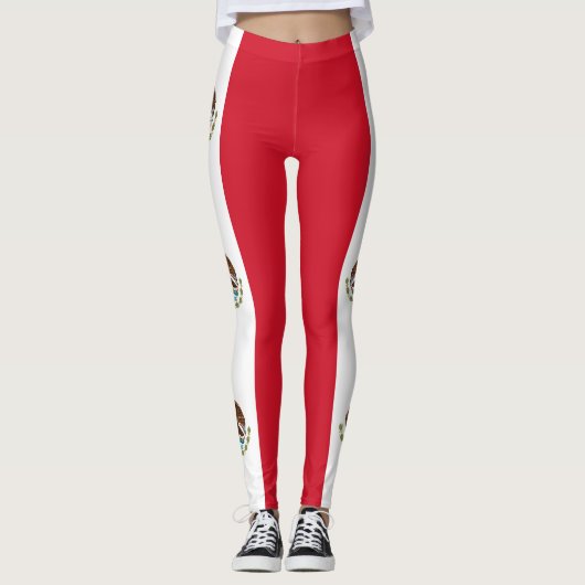 Mexicaanse vlag leggings (Voorkant)
