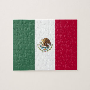 Mexicaanse vlag legpuzzel