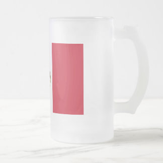 Mexicaanse vlag matglas bierpul