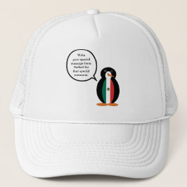 Mexicaanse vlag met mevrouw Penguin Trucker Hat Pet