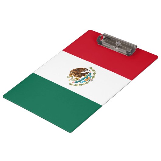 Mexicaanse vlag (Mexico) Klembord (Gekanteld)