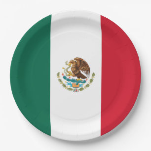 Mexicaanse vlag (Mexico) Papieren Bordje