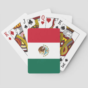 Mexicaanse vlag (Mexico) Pokerkaarten