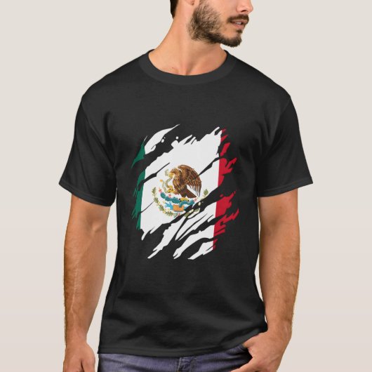 Mexicaanse vlag Mexico T-shirt (Voorkant)