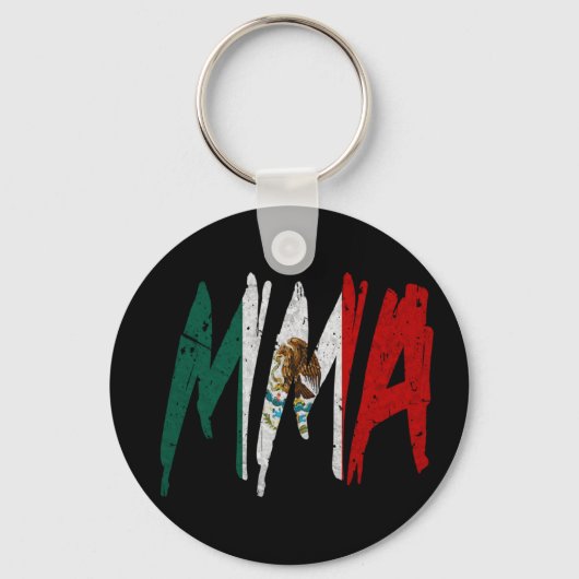Mexicaanse vlag MMA Sleutelhanger (Voorkant)