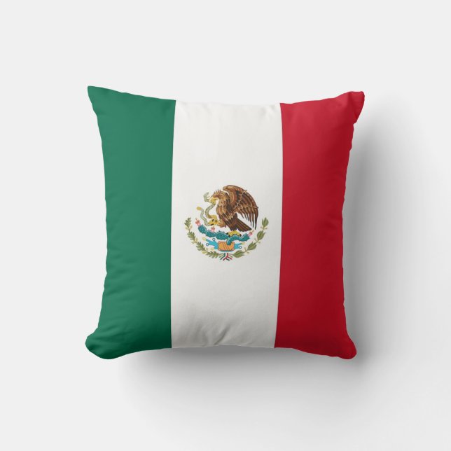 Mexicaanse vlag op Amerikaanse MoJo kussen (Voorkant)