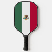Mexicaanse vlag pickleball paddle (Achterkant)
