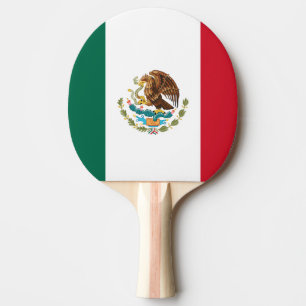 Mexicaanse vlag pingpong paddle voor tafeltennis tafeltennisbatje