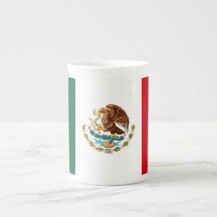 Mexicaanse vlag porselein kop