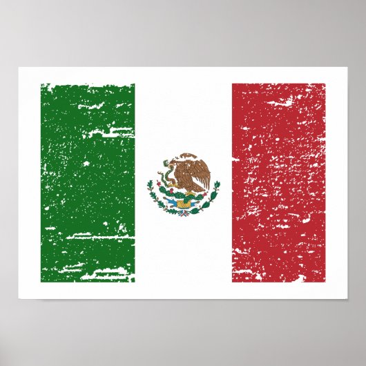  Mexicaanse vlag Poster (Voorkant)