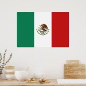 Mexicaanse vlag poster (Keuken)