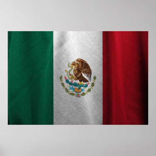 Mexicaanse vlag poster (Voorkant)