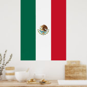 Mexicaanse vlag poster (Keuken)
