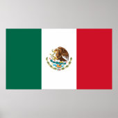 Mexicaanse vlag poster (Voorkant)