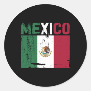 Mexicaanse vlag Pride Pet Ronde Sticker