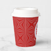 Mexicaanse vlag Red Letter LOVE - Aangepast Papieren Bekers (Rechts)