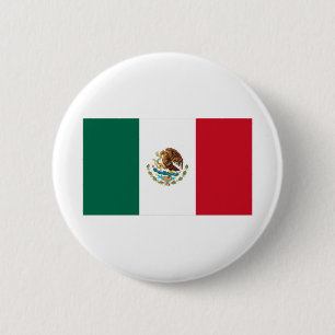 Mexicaanse vlag ronde button 5,7 cm