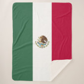 Mexicaanse vlag sherpa deken (Voorkant)
