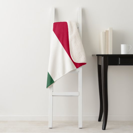 Mexicaanse vlag sherpa deken (In situ)