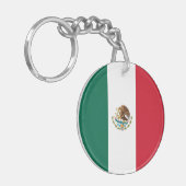 Mexicaanse vlag sleutelhanger (Voorkant Links)