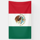 Mexicaanse vlag spandoek (Verticaal)