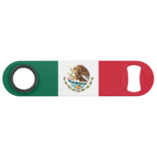 Mexicaanse vlag speed flessenopener (Voorkant (Horizontaal))