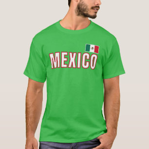 Mexicaanse vlag t-shirt