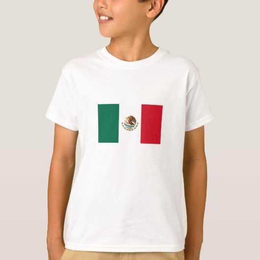 Mexicaanse vlag t-shirt (Voorkant)