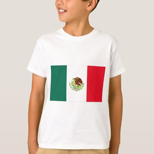 Mexicaanse vlag t-shirt (Voorkant)