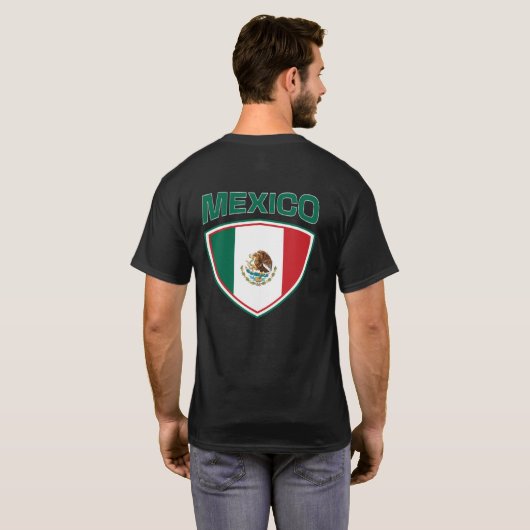 Mexicaanse vlag T-Shirt (Achterkant volledig)