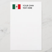 Mexicaanse vlag T-shirts en cadeaus Briefpapier (Voorkant)
