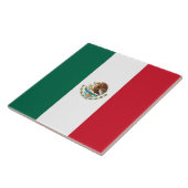 Mexicaanse vlag Tegel Tegeltje (Zijkant)