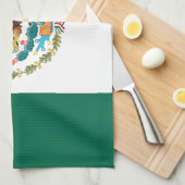 Mexicaanse vlag theedoek (Quarter Fold)