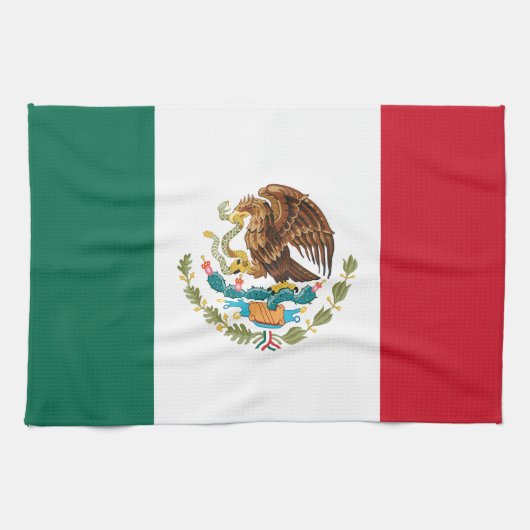 Mexicaanse vlag theedoek (Horizontaal)