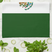 Mexicaanse vlag theedoek (Gevouwen)
