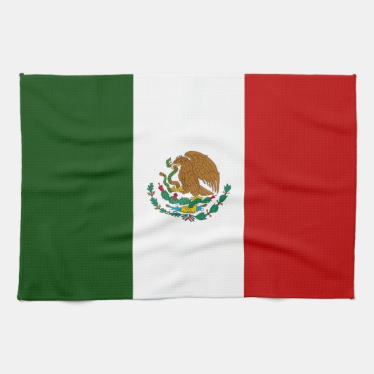 Mexicaanse vlag theedoek (Horizontaal)