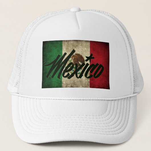 Mexicaanse vlag trucker pet (Voorkant)